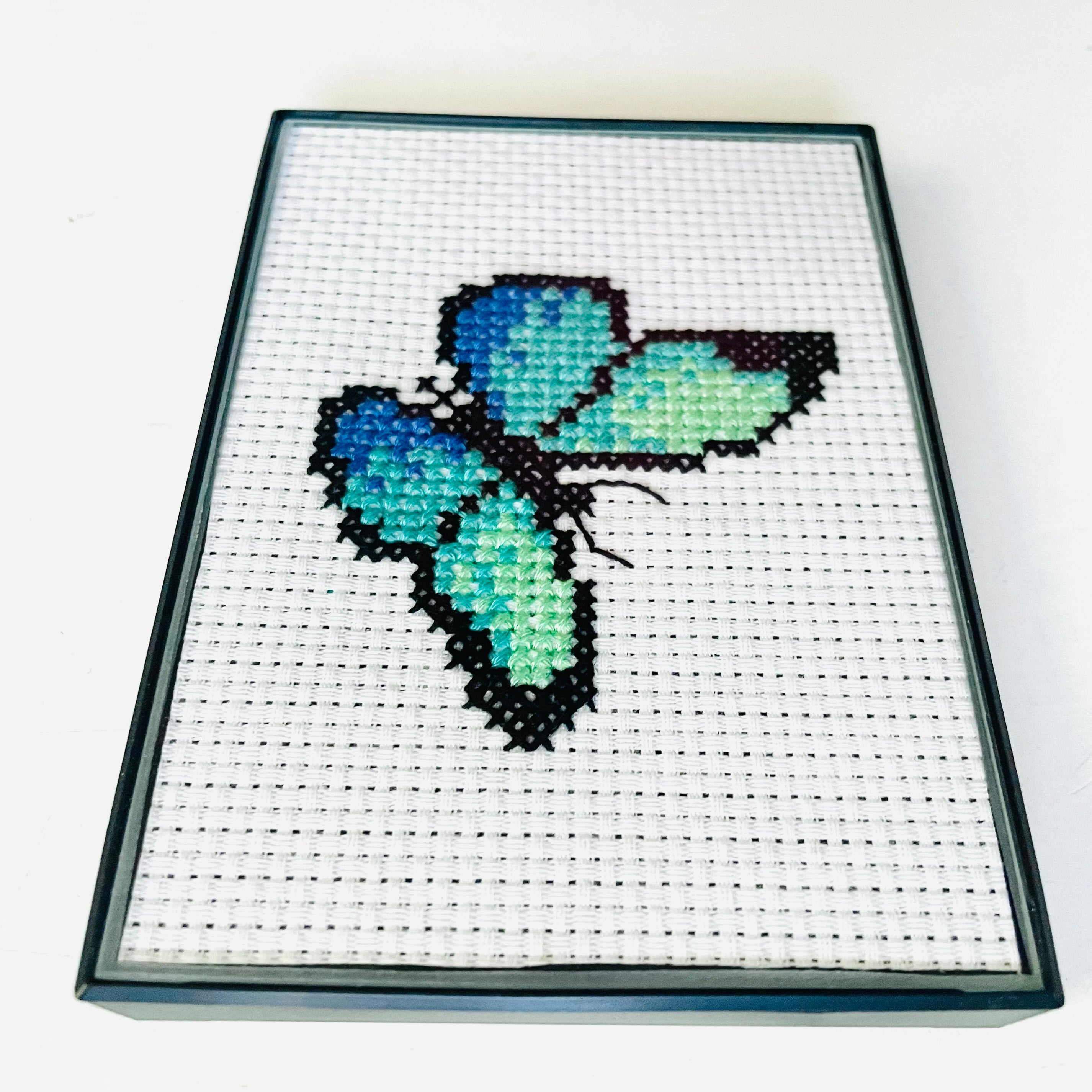 Angela Coltrane - Butterfly Cross-stitch art