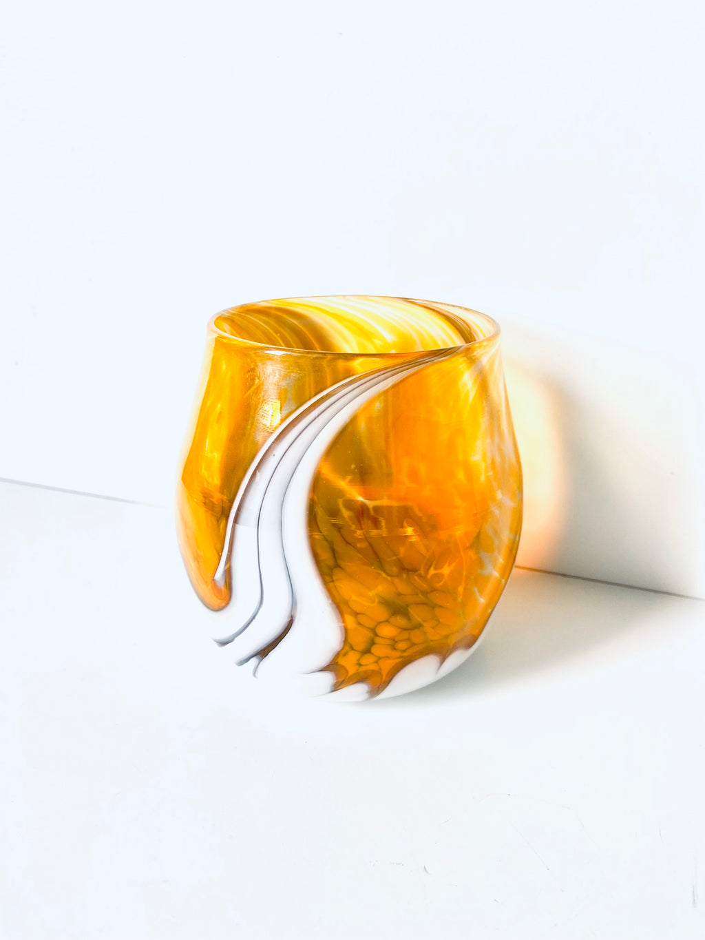Chad Balster - Feather Stemless Wine Glass