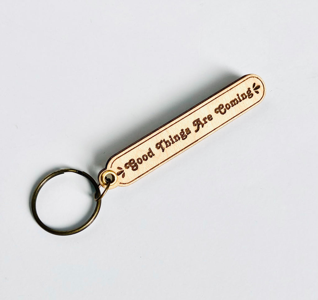 Slate & Stone Co. - Good Things Are Coming Keychain
