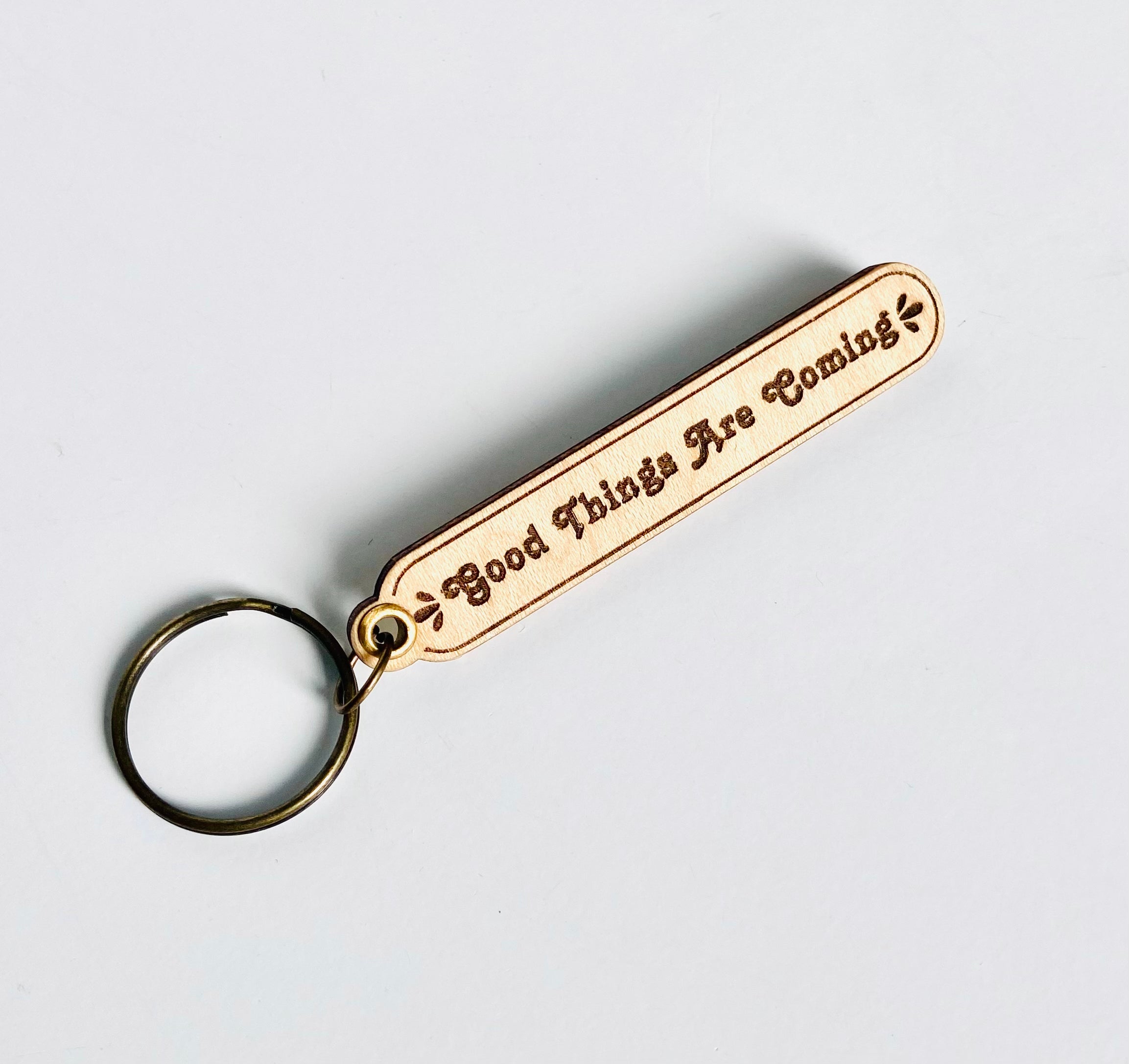 Slate & Stone Co. - Good Things Are Coming Keychain