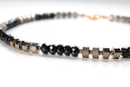 S.P.E.K.tactular Design$ - Large Hematite Necklace