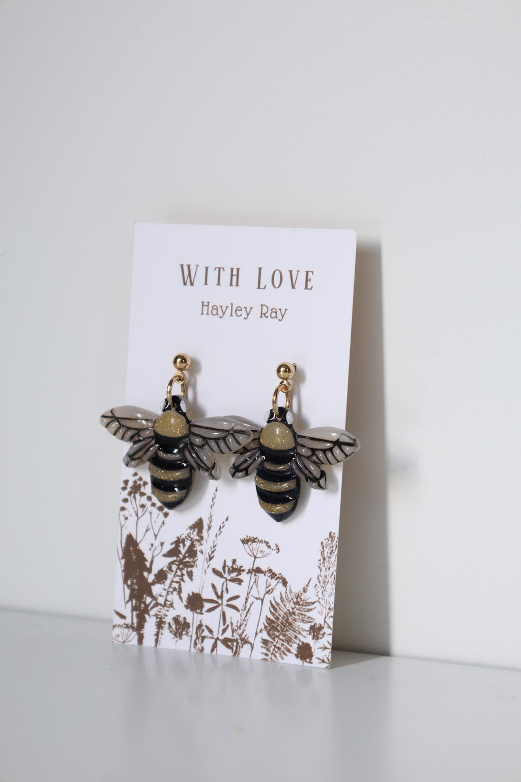 Hunnyhayart - Bee Earrings
