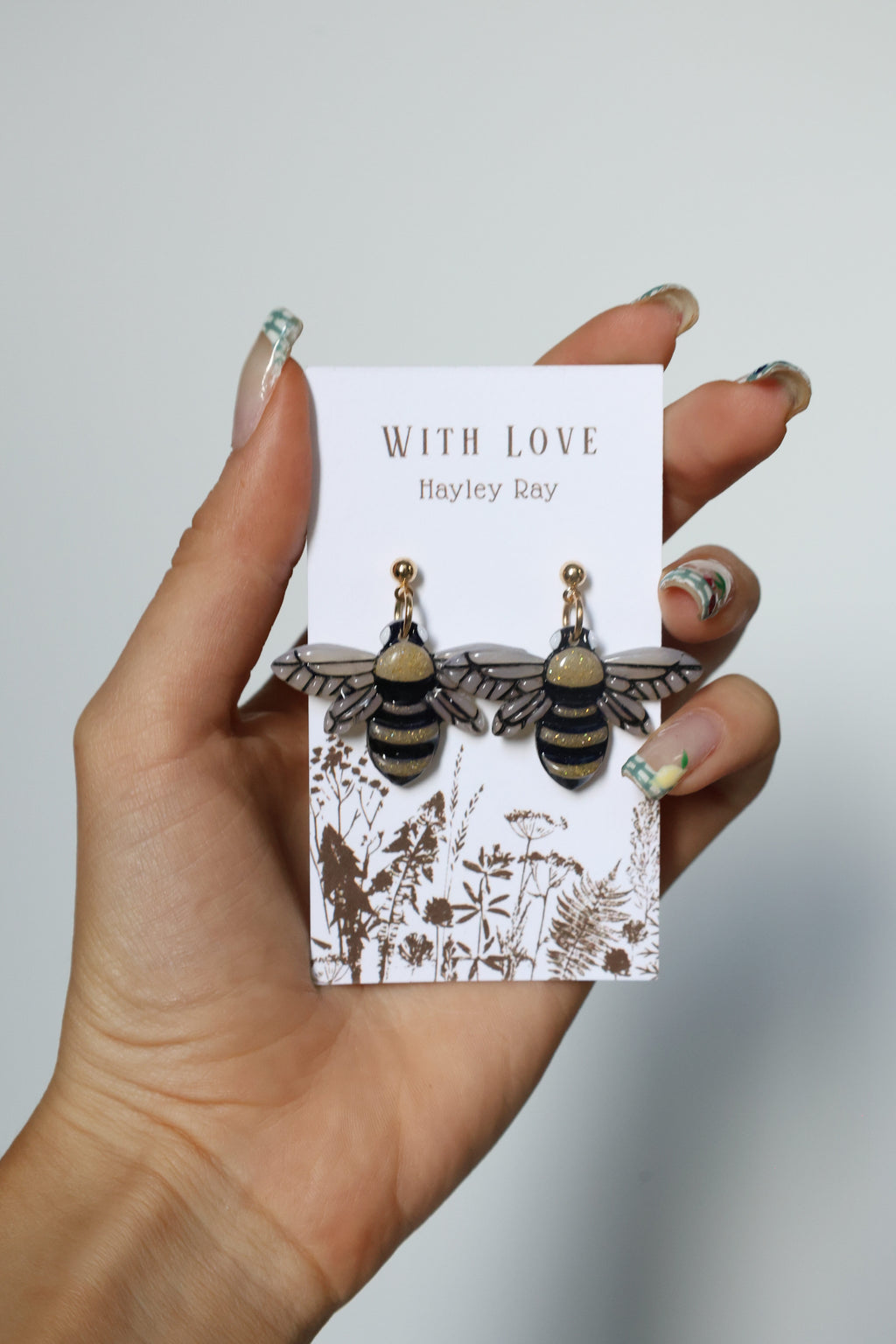 Hunnyhayart - Bee Earrings