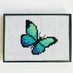 Angela Coltrane - Butterfly Cross-stitch art