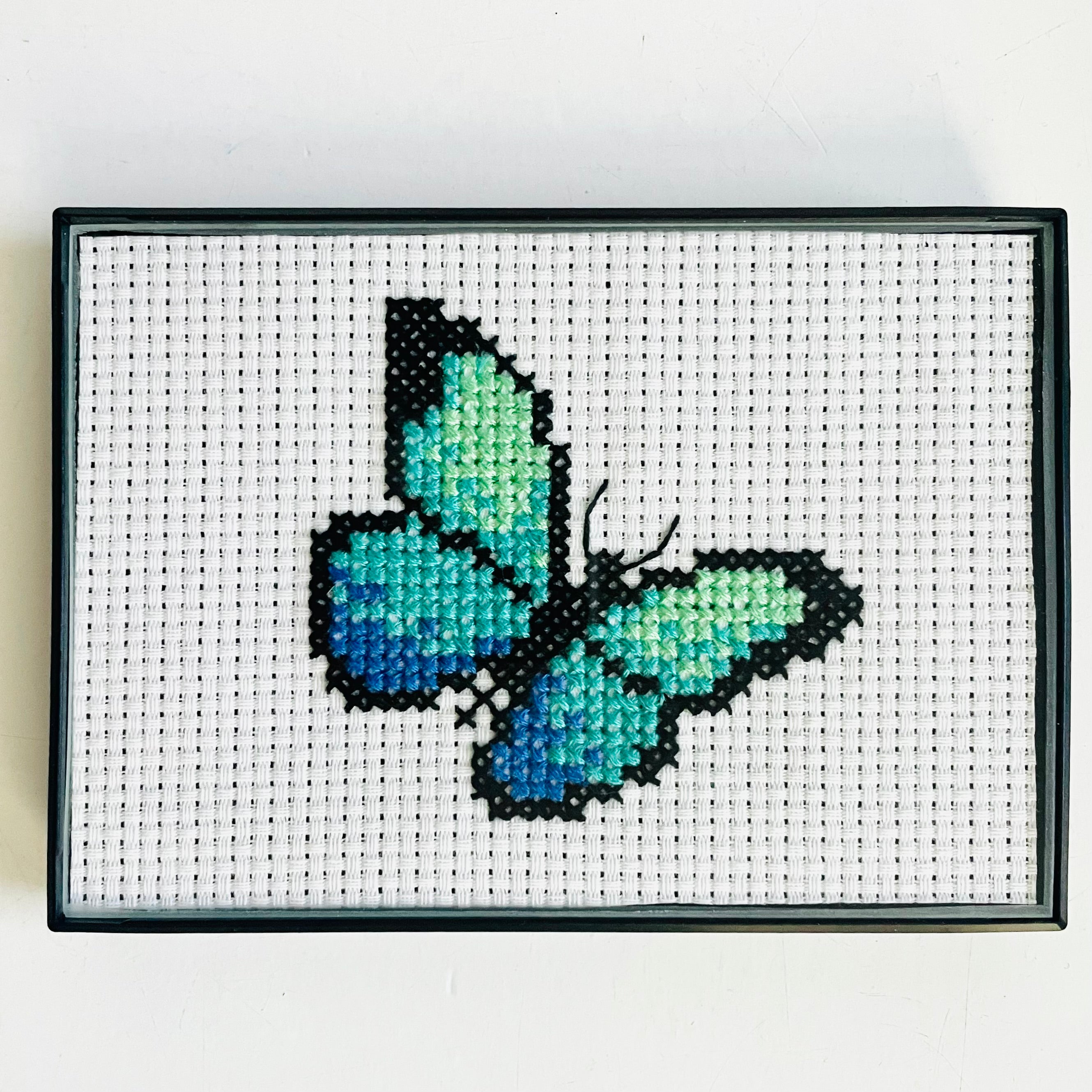 Angela Coltrane - Butterfly Cross-stitch art