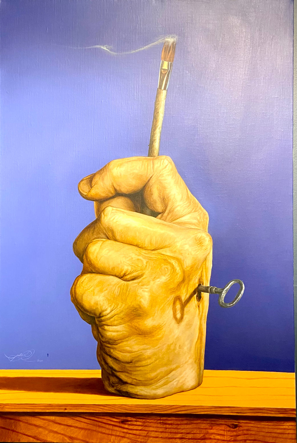 Julio Cesar - Pact with Talent Diptych