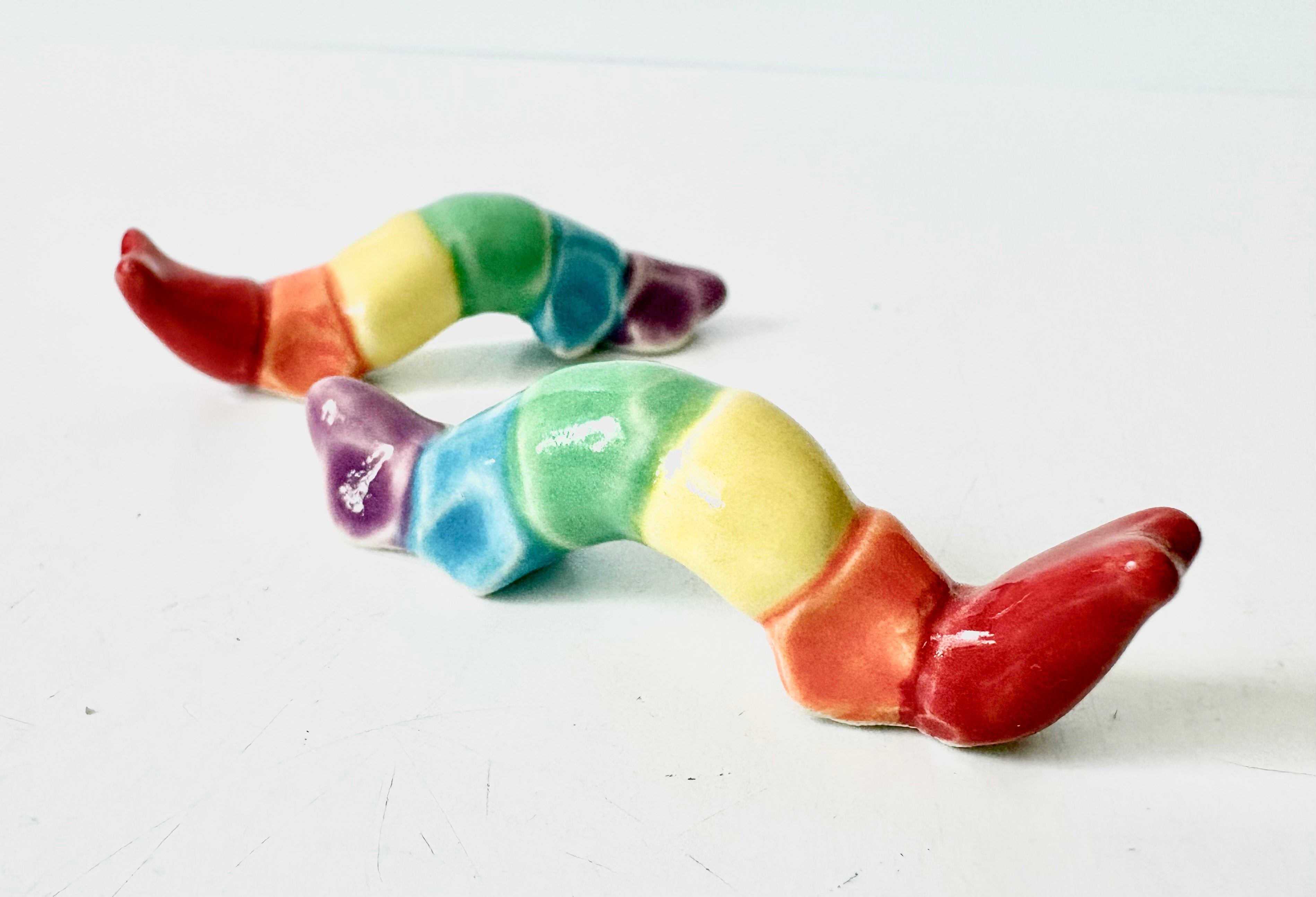 K Dub Art- Ceramic Caterpillars
