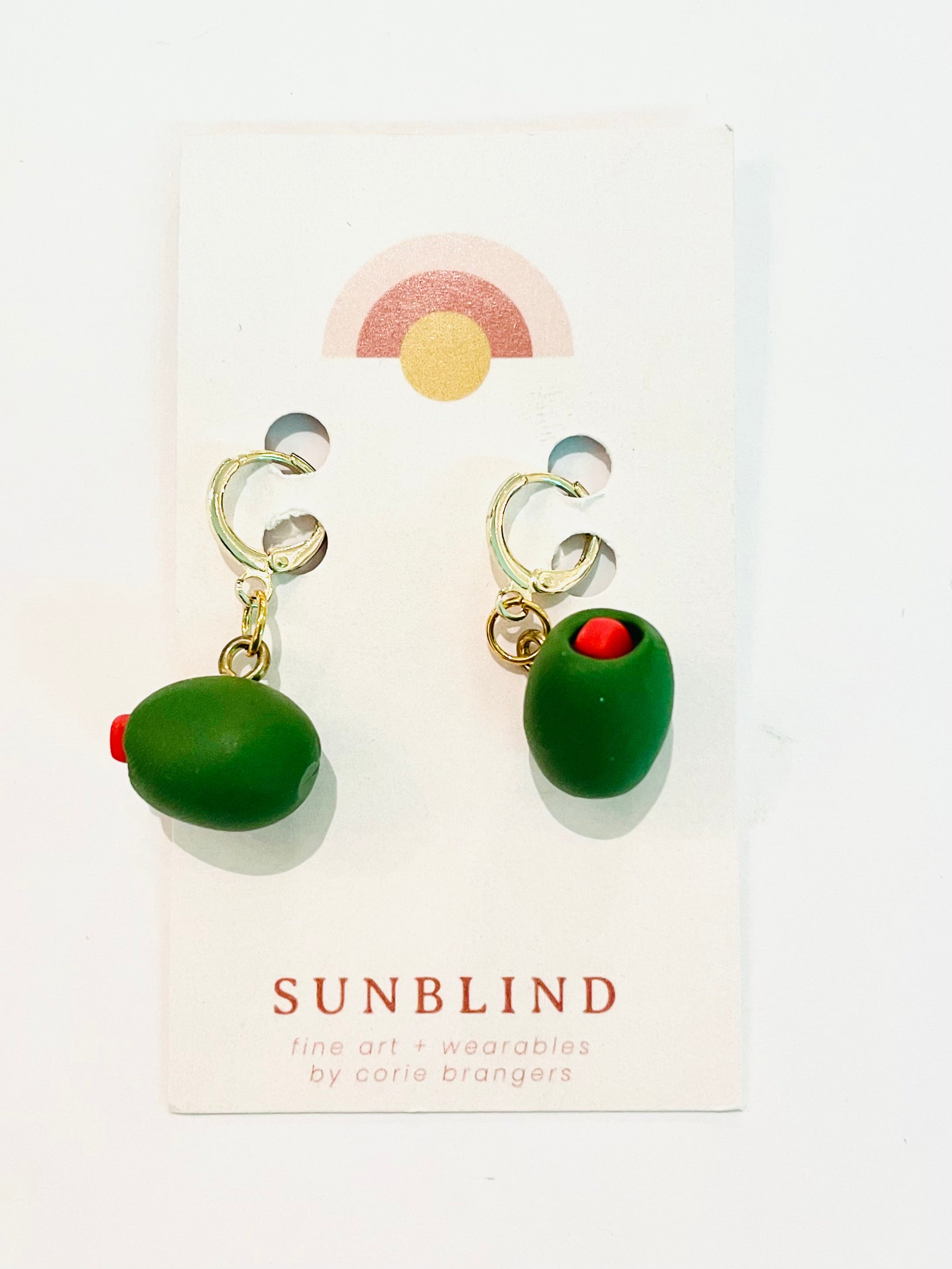 Sunblind - Olive Earrings