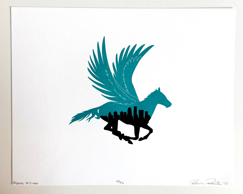 Ink Sheep Press - Derby or Pegasus + Louisville Skyline Prints