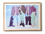 Jack Manion - Men at Work in Purple and Blue