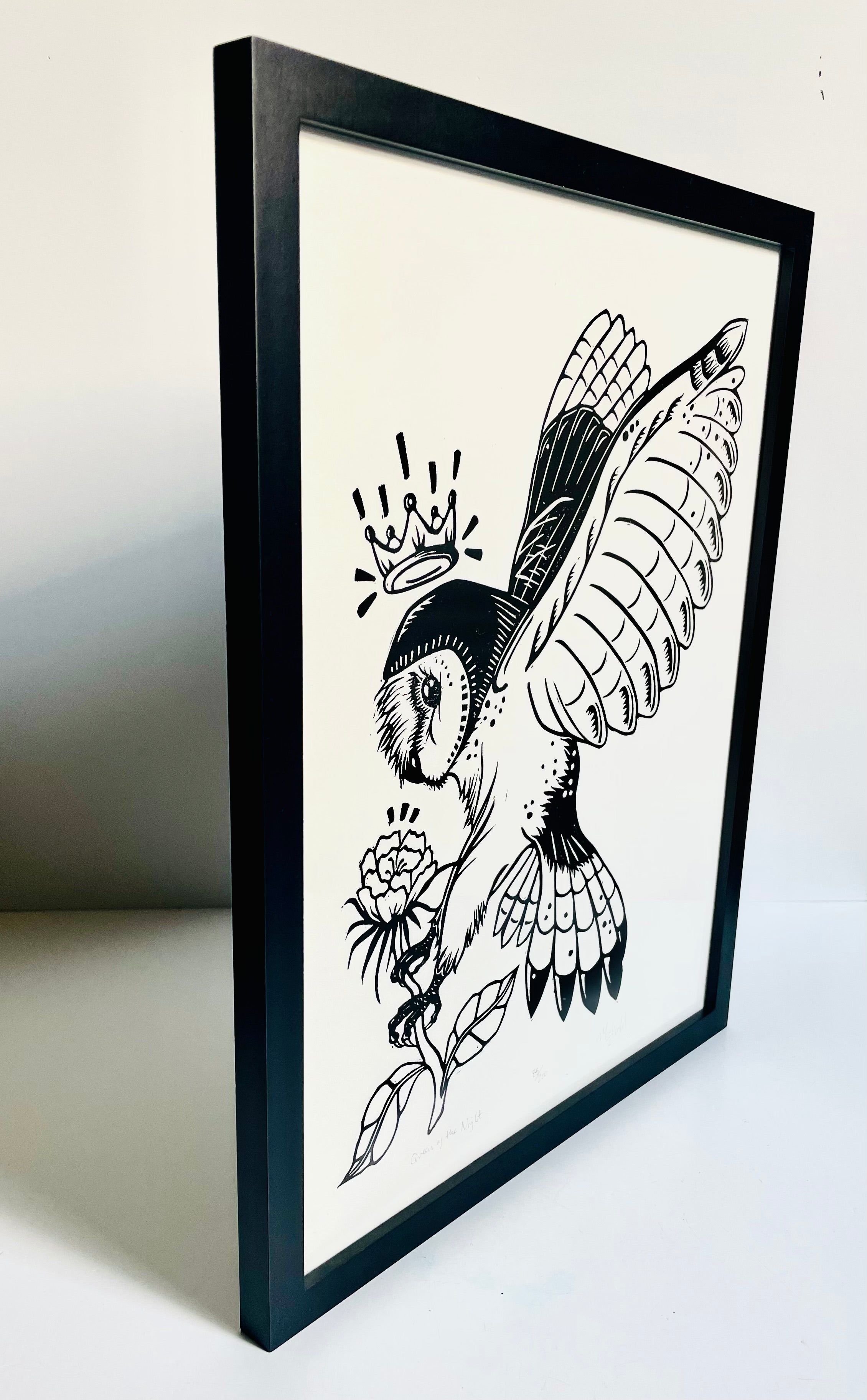 Fox Grove Art - Framed Queen of the Night