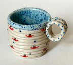 Ashley Stewart - Ceramic Coil Espresso Mugs