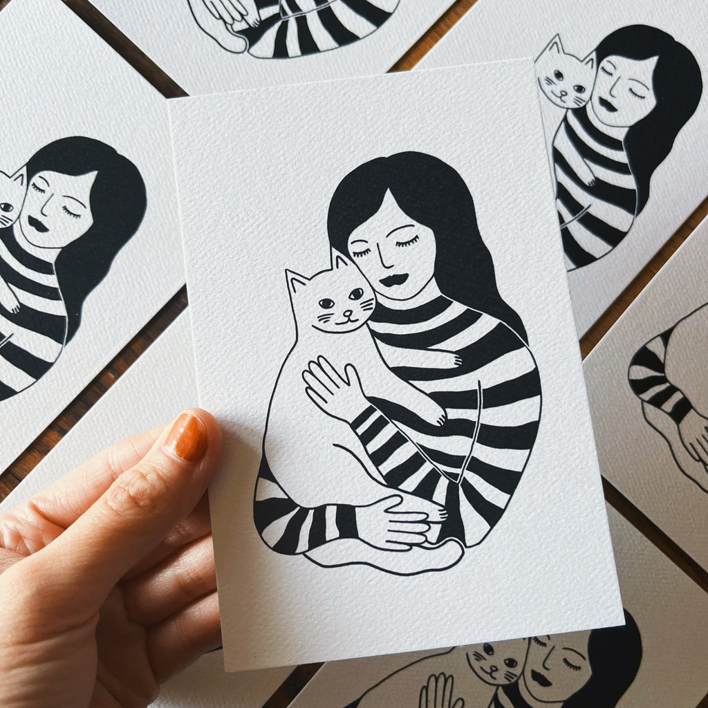 Jessica Holly Creative - Cat Mom Print