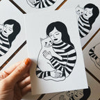 Jessica Holly Creative - Cat Mom Print