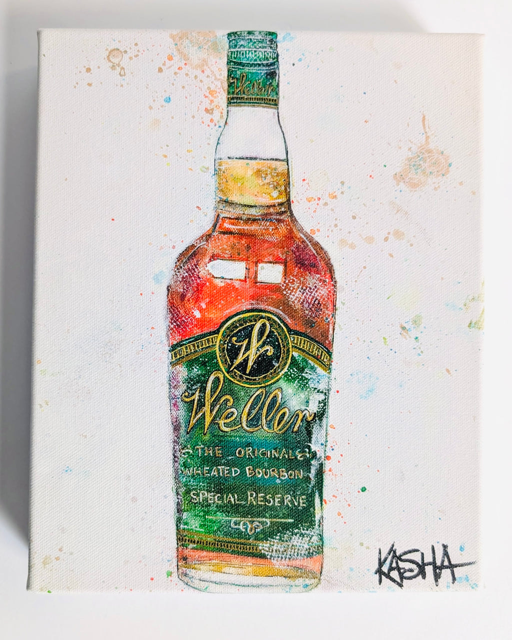 Kasha Ritter - Weller Giclee Canvas Bourbon Print