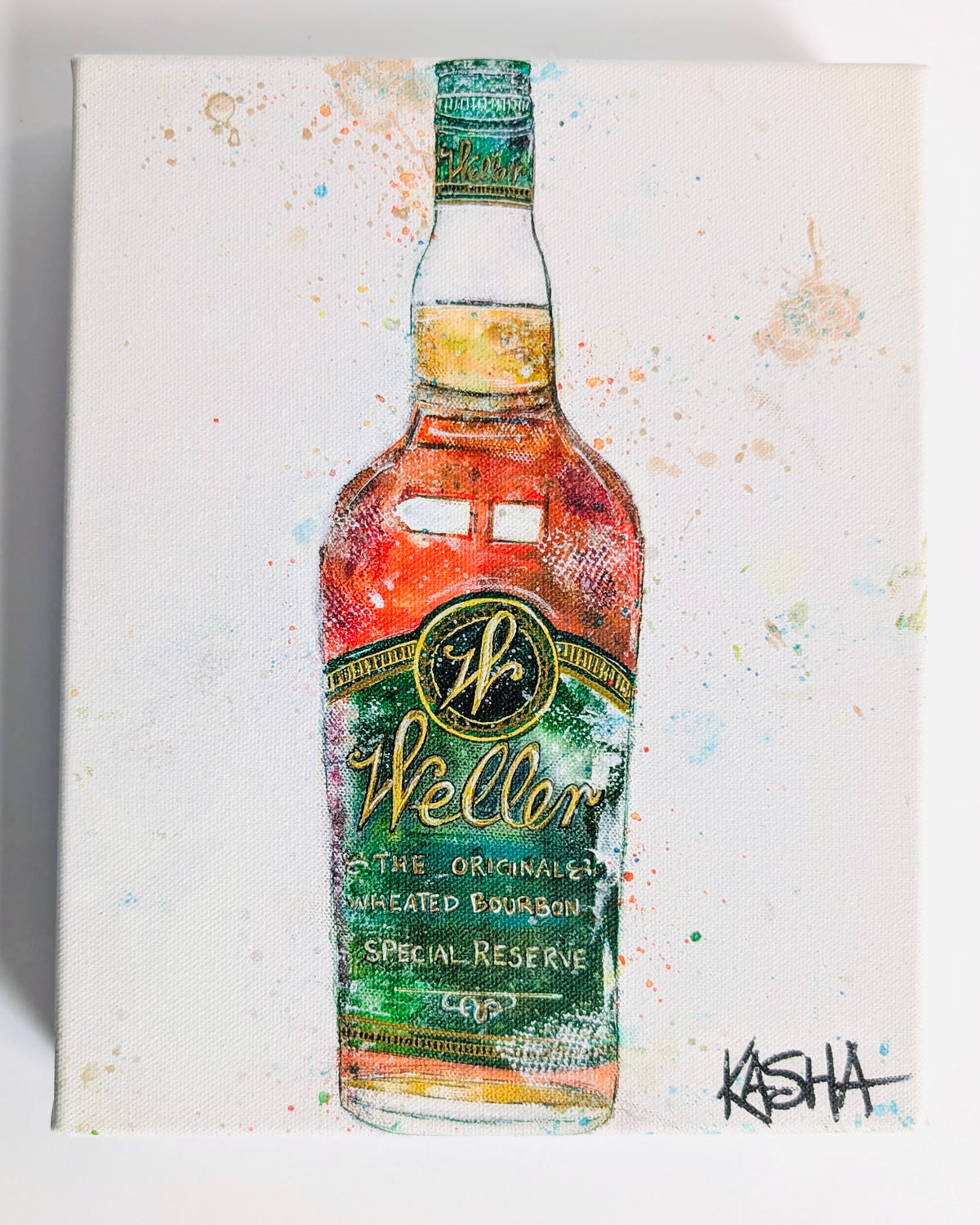 Kasha Ritter - Weller Giclee Canvas Bourbon Print