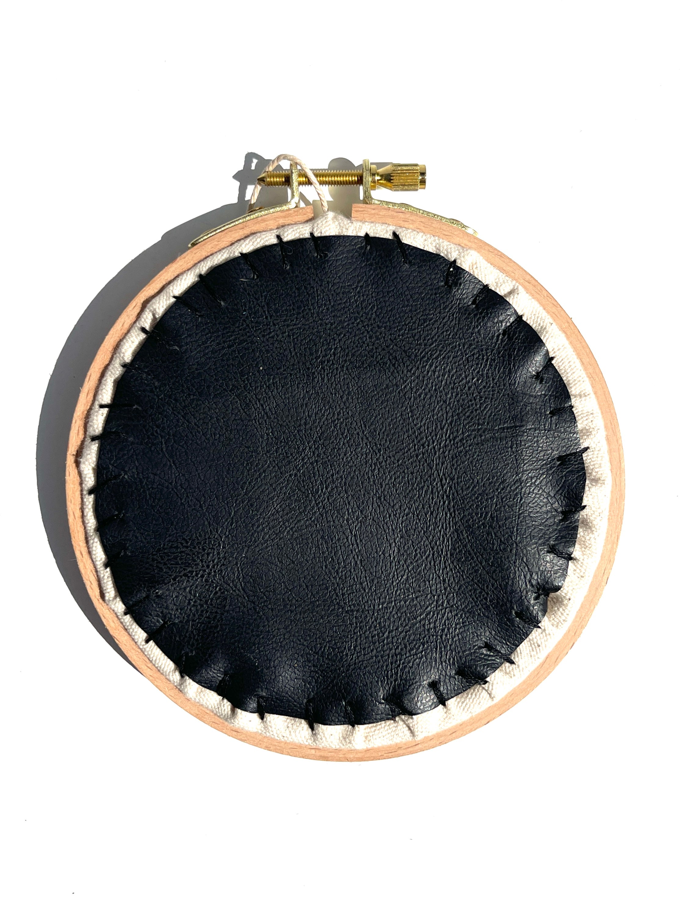 Zoe Luvisi - Grasshopper Embroidery Hoop