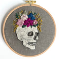 Paige Ream - Skull with Floral Crown