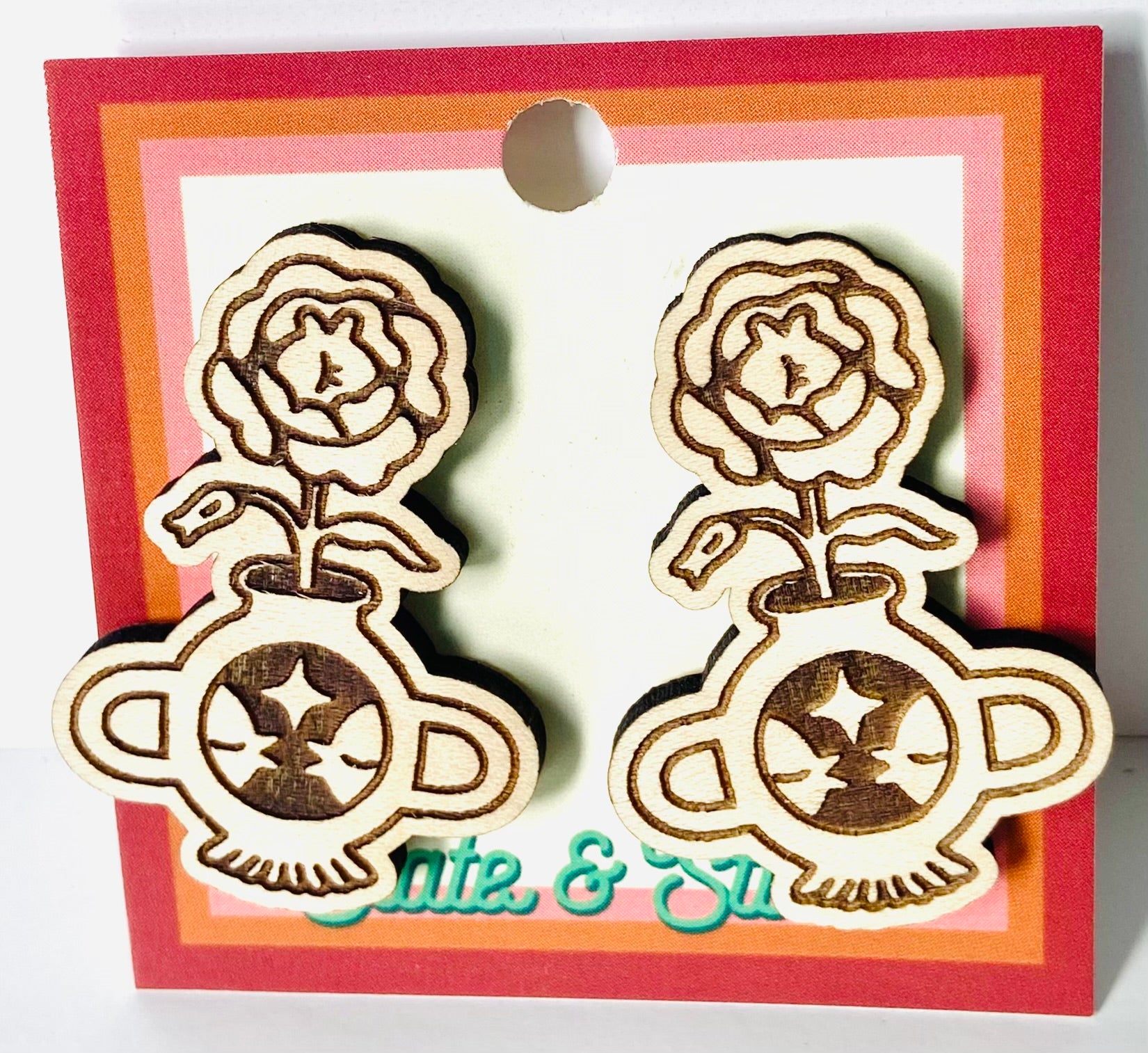 Slate & Stone Co. - Rosebud Vase Post Earrings