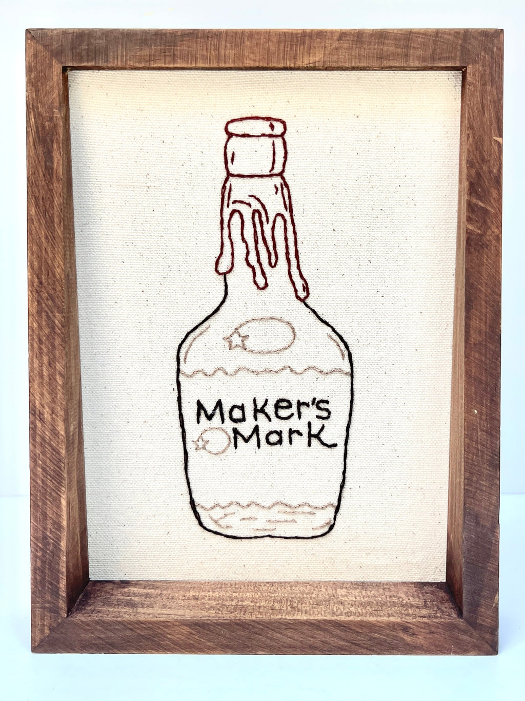 Zoe Luvisi - Makers Mark Framed Embroidery