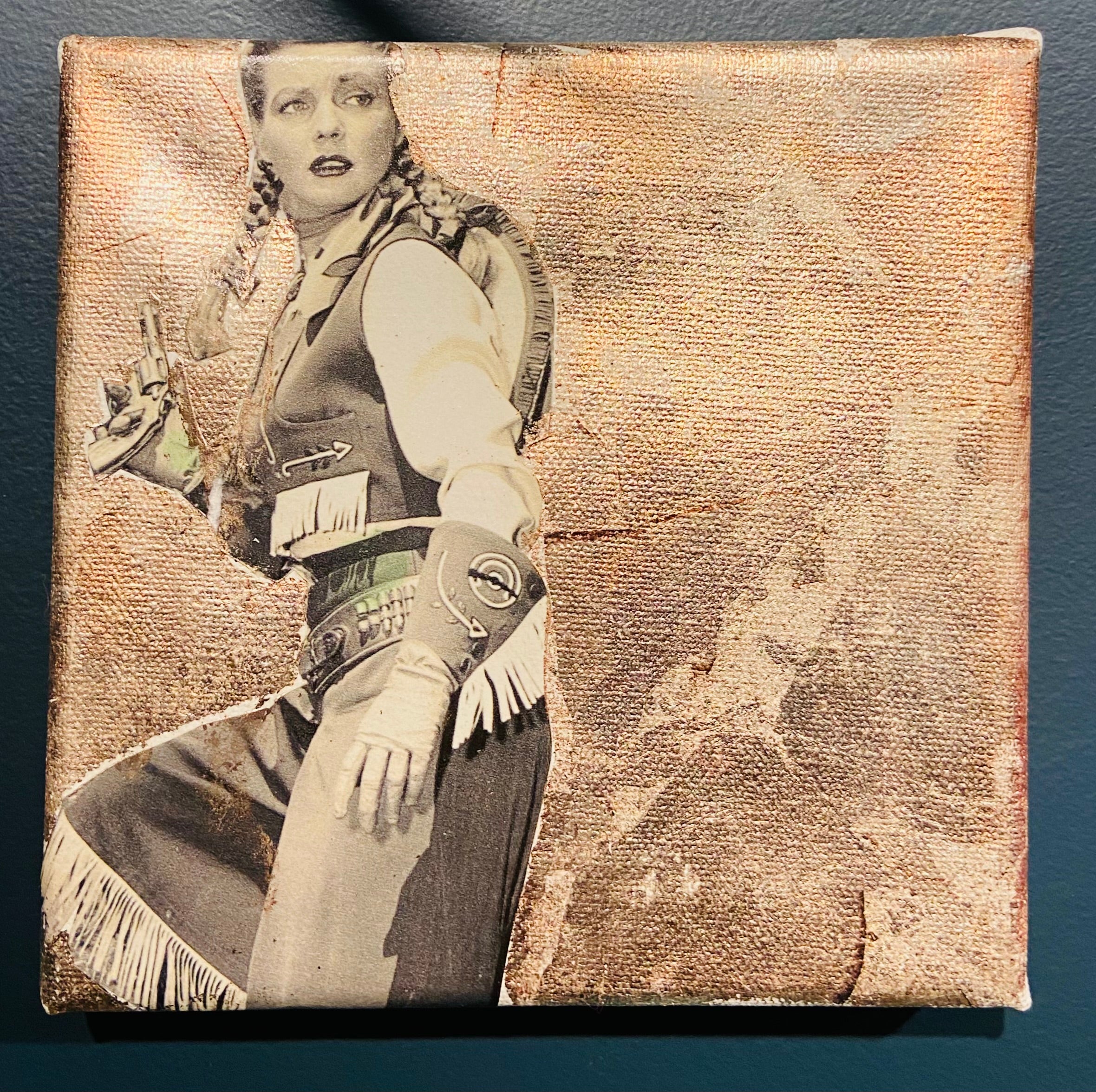 Tiny Art Lady- Silver One