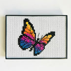 Angela Coltrane - Butterfly Cross-stitch art