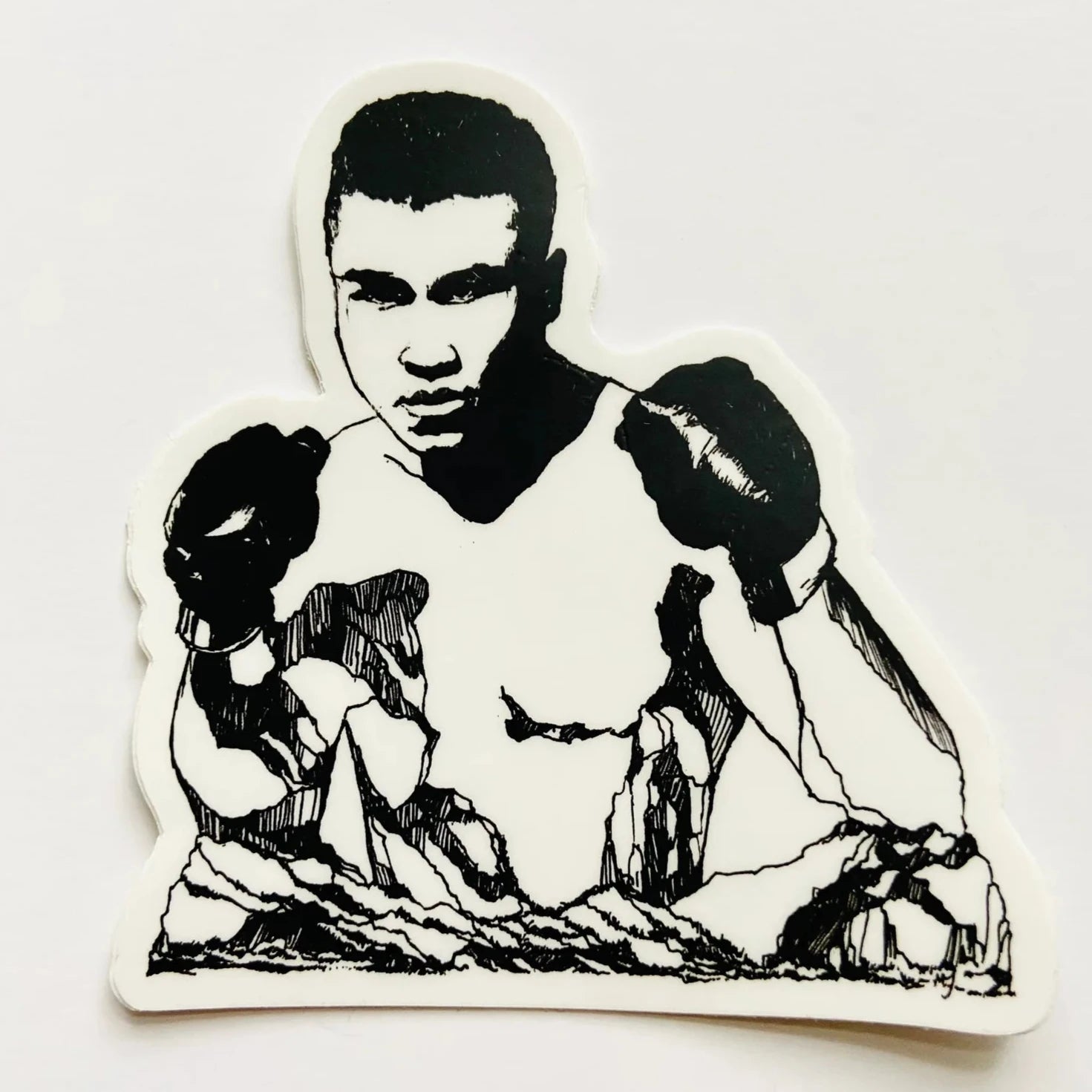 Maya Joy - Mountain Portrait Muhammad Ali Sticker