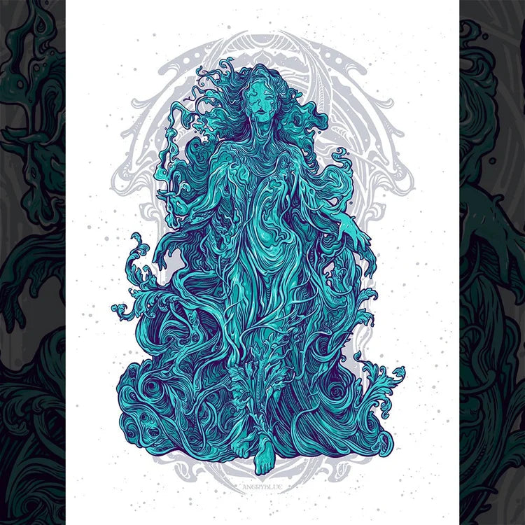 AngryBlue - Apparitions Print