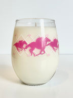 Nerd Babes Co - Oaks Wine Glass Candles