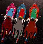 Kevin Oechsli - Derby Scenes 4x4 Paintings