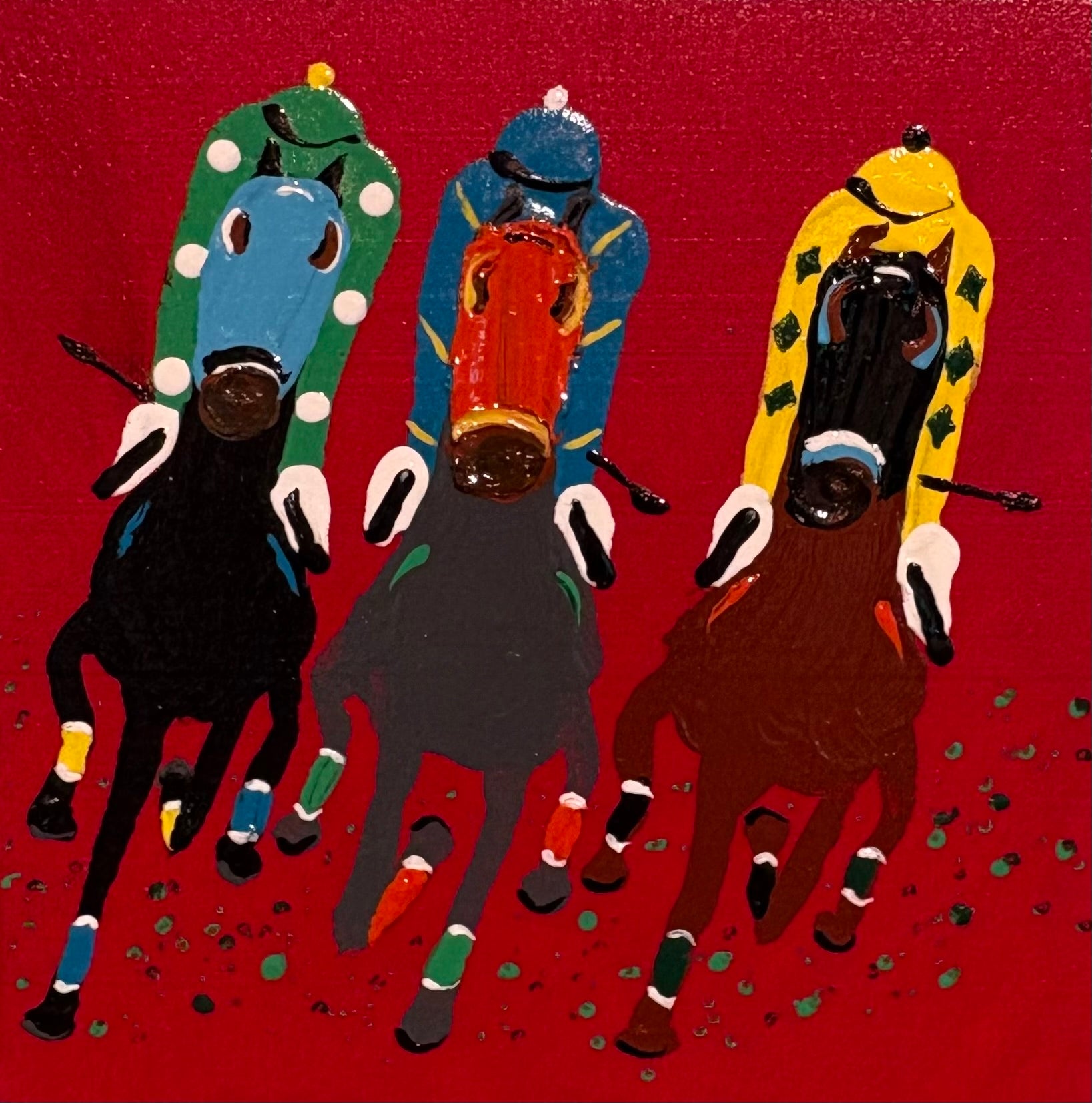 Kevin Oechsli - Derby Scenes 4x4 Paintings
