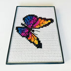 Angela Coltrane - Butterfly Cross-stitch art