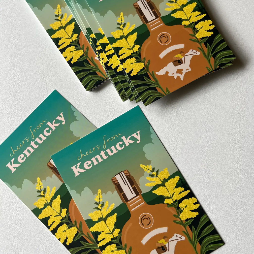 Jessica Holly- Cheers from Kentucky Bourbon Postcard