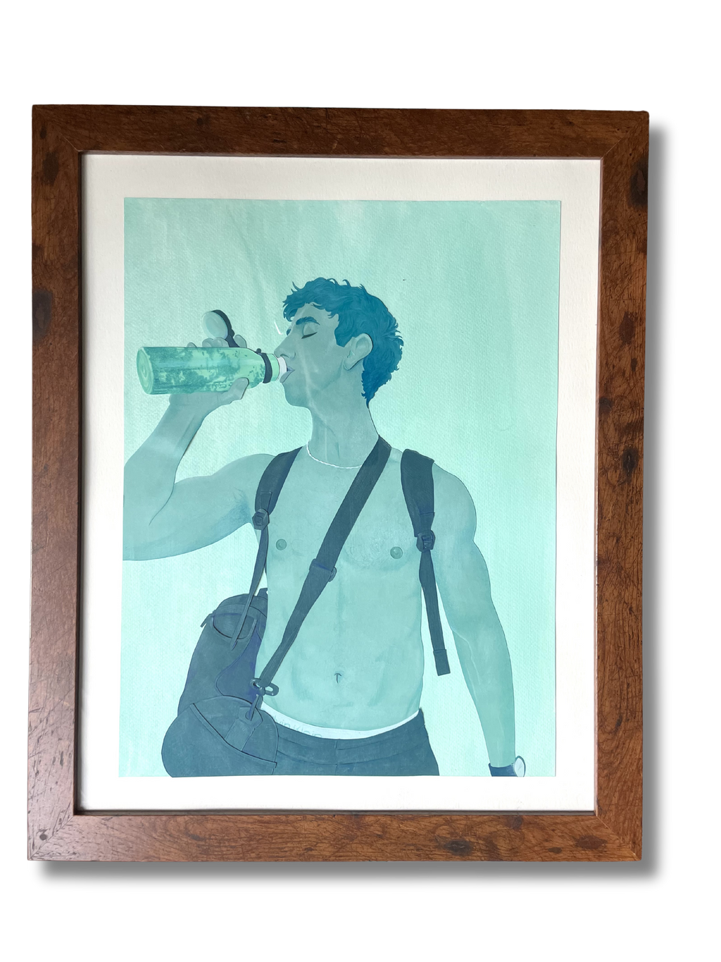 Jack Manion - Self Portrait in Teal