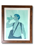 Jack Manion - Self Portrait in Teal