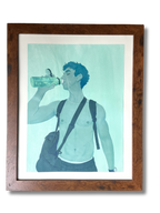 Jack Manion - Self Portrait in Teal