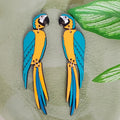 Le Chic Miami - Macaw Stud Dangle Earrings