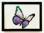 Angela Coltrane - Butterfly Cross-stitch art