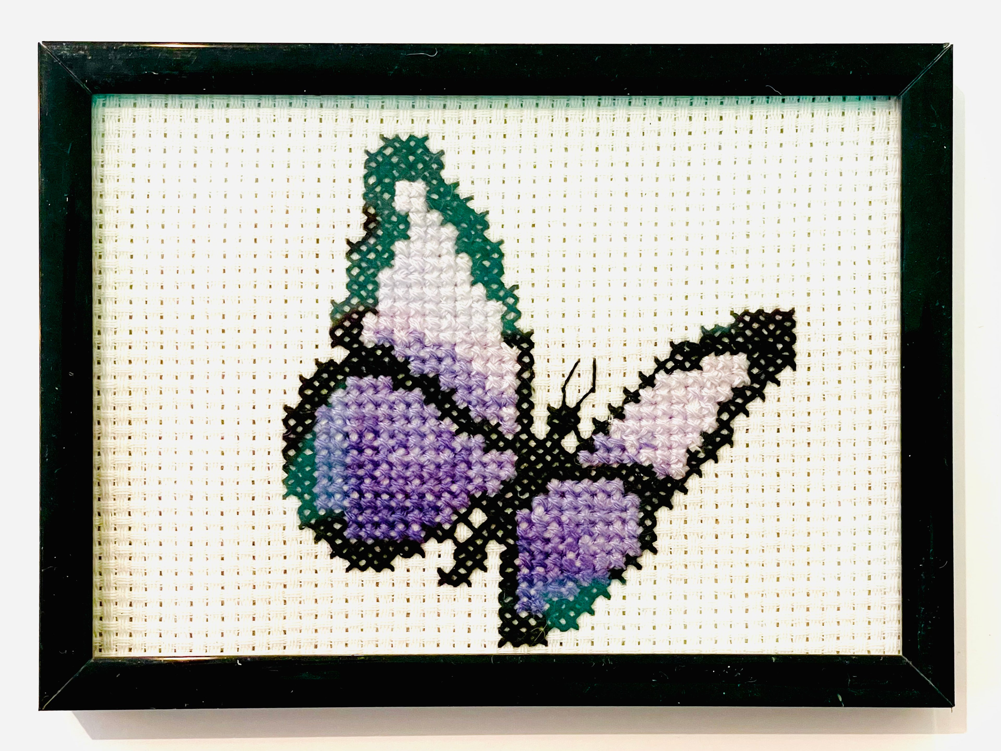 Angela Coltrane - Butterfly Cross-stitch art