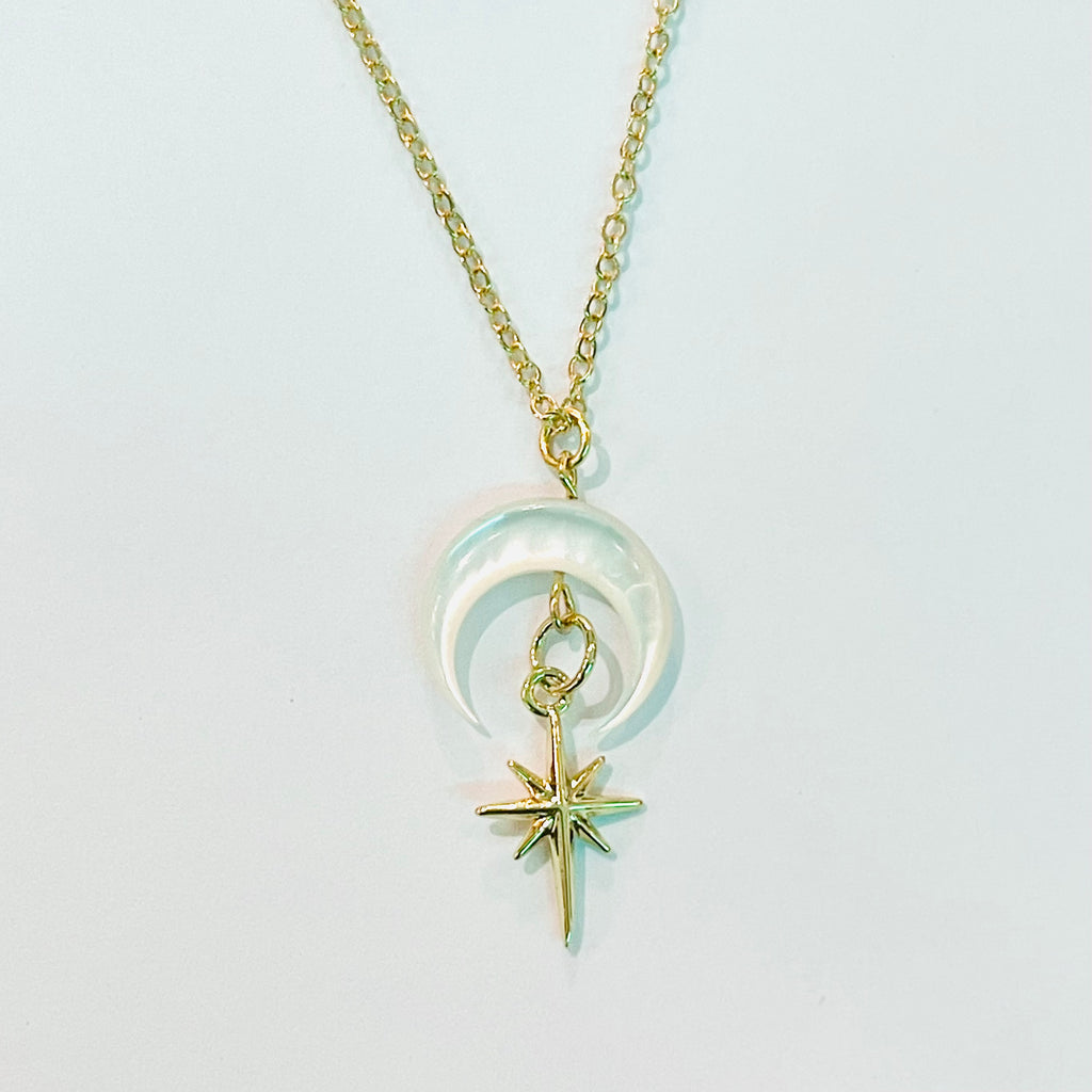 Revelry Jewelry - Pearly Celestial Necklace