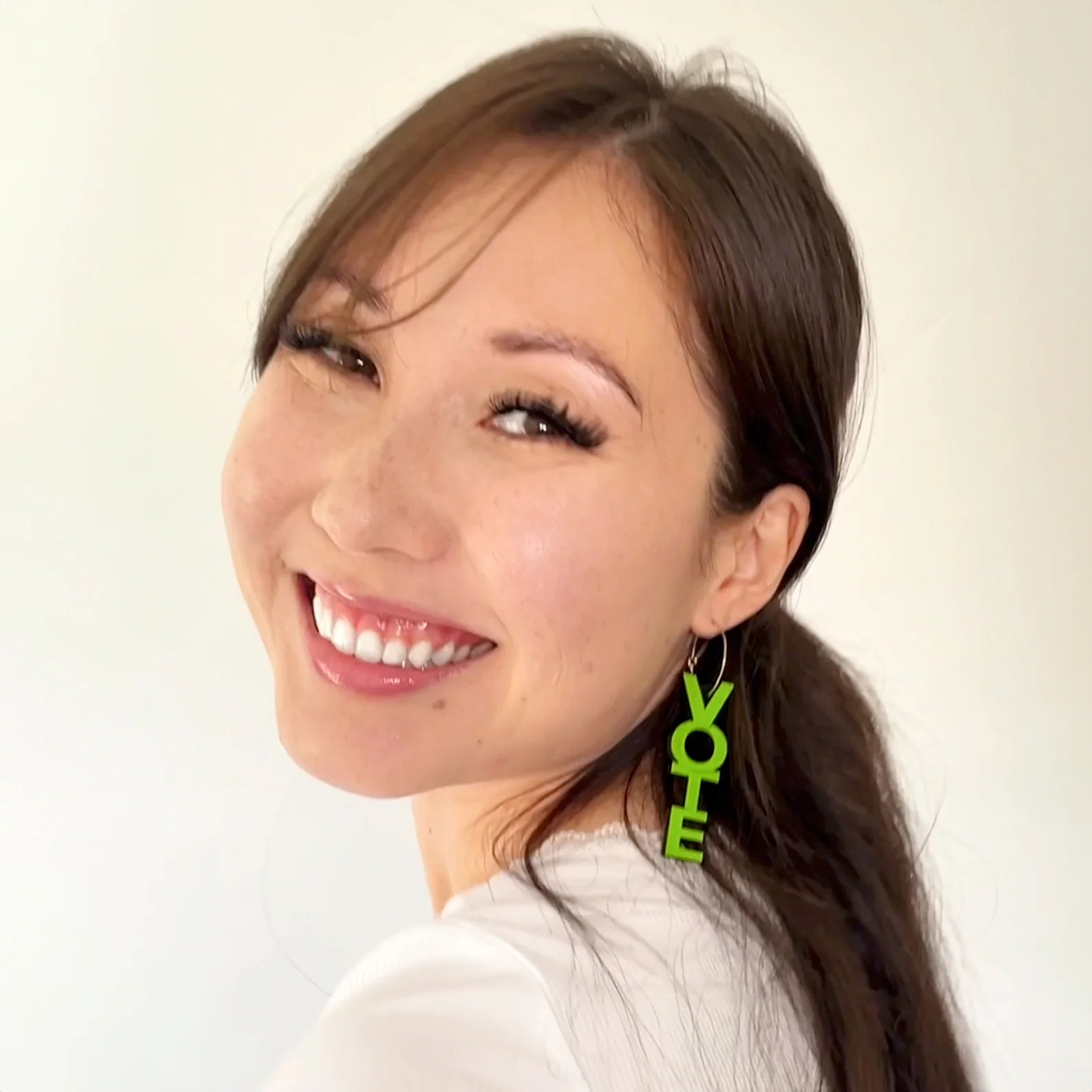 Le Chic Miami - Brat Vote Dangle Earrings
