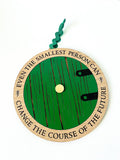 Awesome by Jenna - Hobbit Door Wood Cut Art