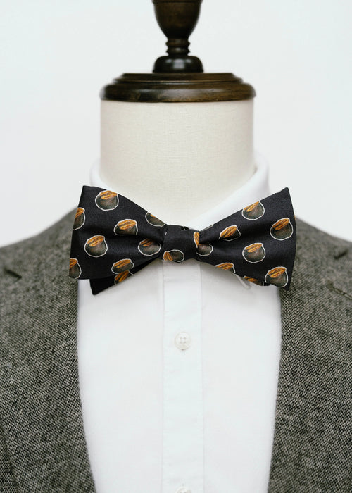 Bluegrass Bowtie Company - Black Bourbon Ball Bowtie