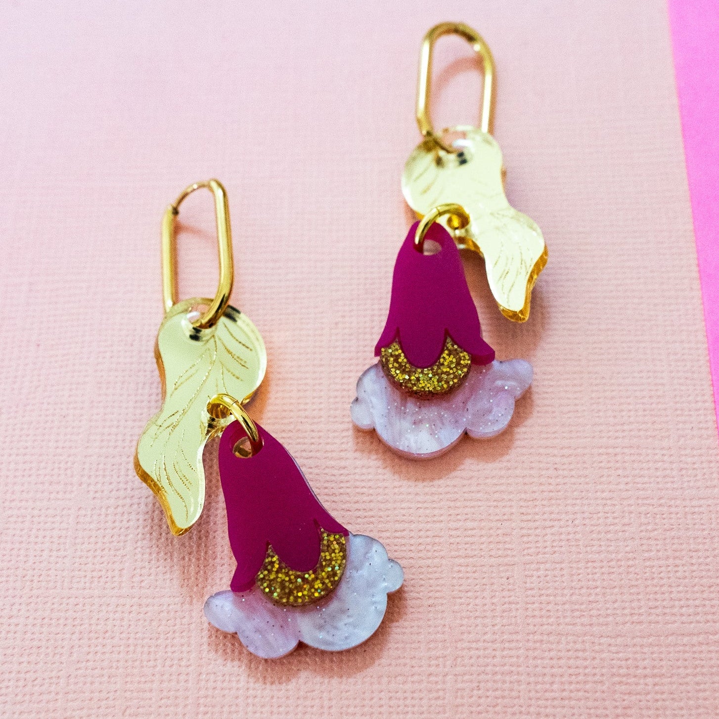 KHROMO+PHILIA - Sparkly Bell Flower Earrings