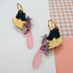 KHROMO+PHILIA - Black Winged Stilt Earrings
