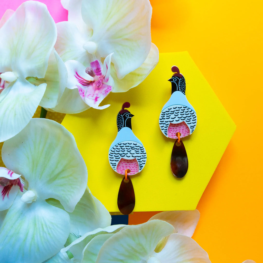 KHROMO+PHILIA - Quail Earrings
