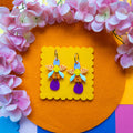 KHROMO+PHILIA - Rainbow Orchid Earrings