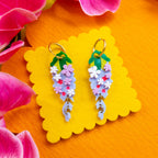 KHROMO+PHILIA - Dancing Wisteria Earrings