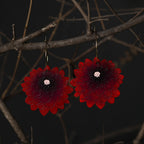 Le Chic Miami - Black Dahlia Hoop Earrings