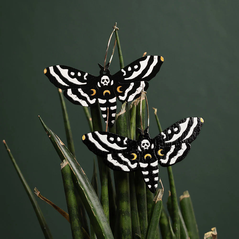 Le Chic Miami - Death Moth Dangle Earrings